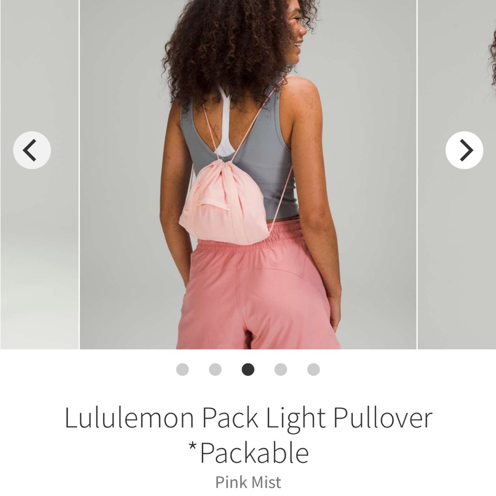 Lululemon Pack Light Pullover *Packable Pink Mist… - image 3
